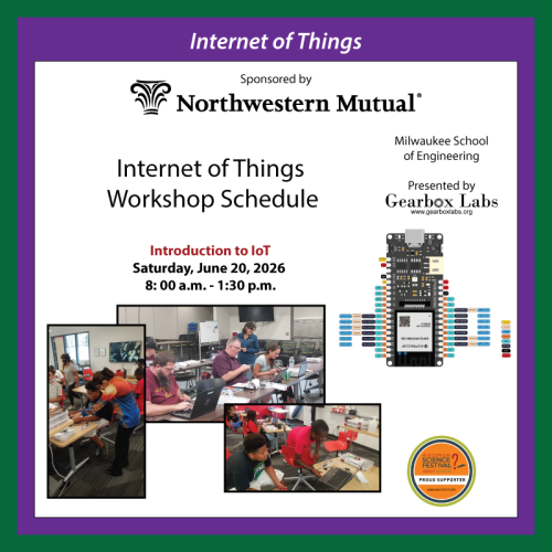Workshop Engineering, Electronics, and Coding IoT Northwestern Mutual Foundation
